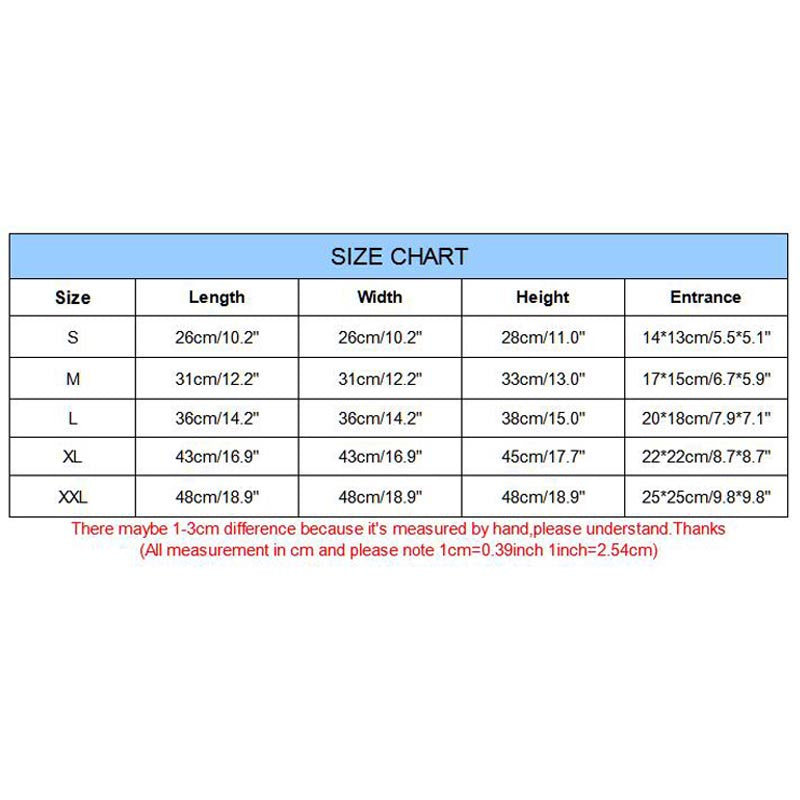 5 Size Cute Strawberry Dog Bed House